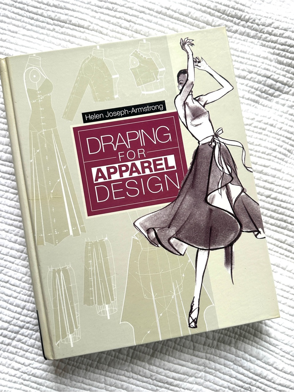 Draping for Apparel Design by Helen Joseph-Armstrong Hardcover TextBook Ref Book